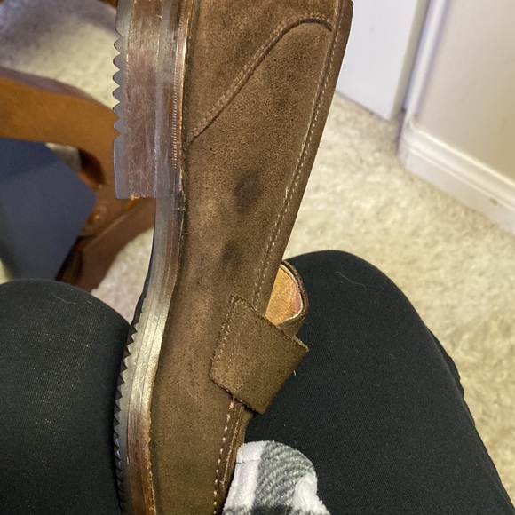 ❤️❤️To Boot of New York’s Brown suede Penny loafers in size 8. main image 12